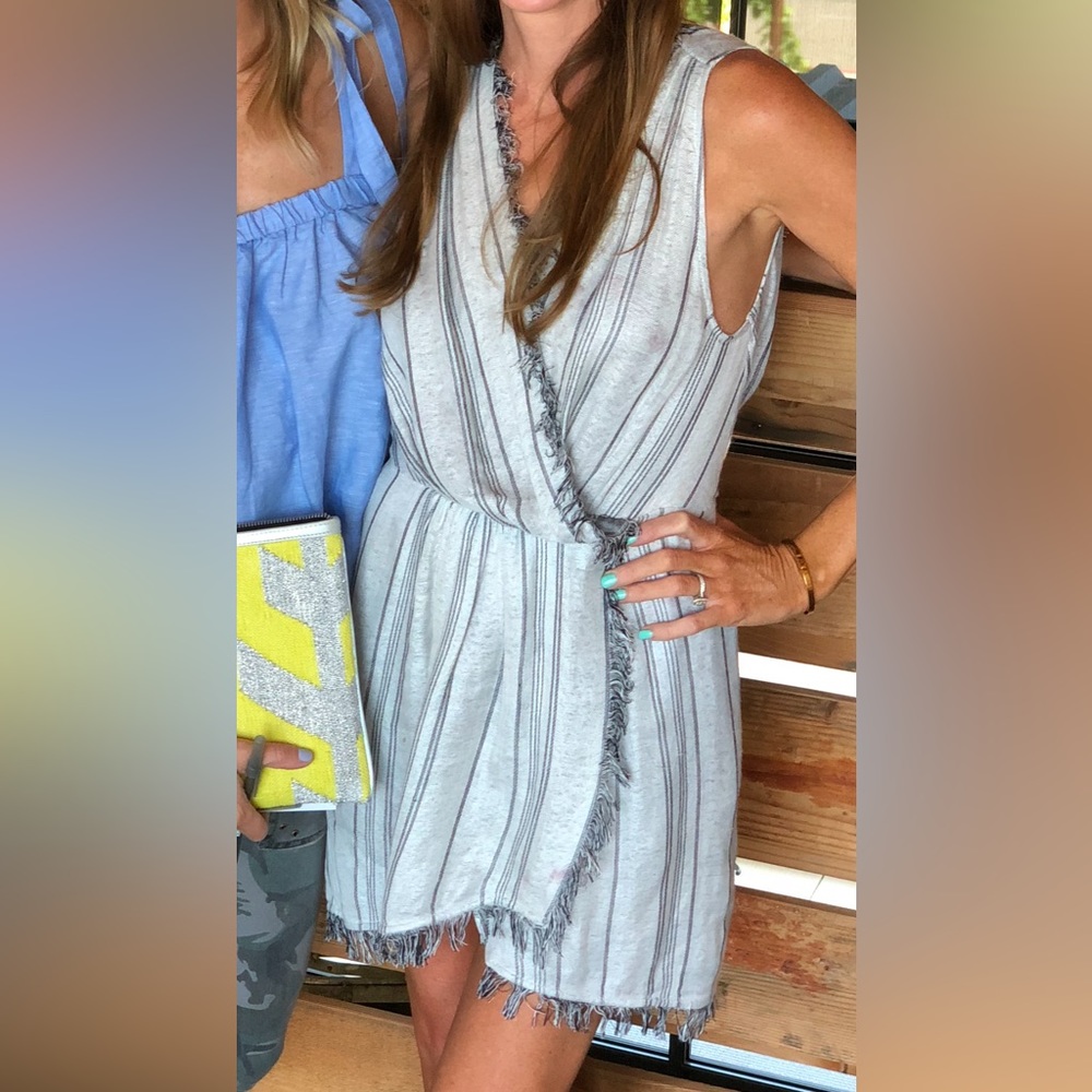 Lightweight striped dress-T J D